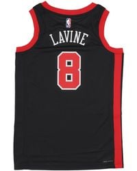 Nike - Basketball Tank Top Nba City Edition 23 Swingman Jersey No 8 Zach Lavine Chibul - Lyst