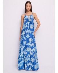 GAUDI - Jurk Met Print Vrouw Blauw - Lyst