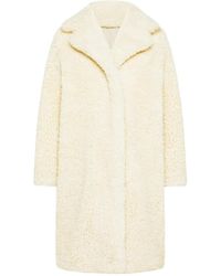 Rrd - Cappotto Donna Crema - Lyst
