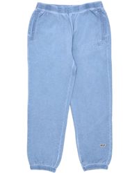 Huf - Fleece Trainingspak Herenbroek 12 Galaxies Faded Fleece Pant Blauw - Lyst