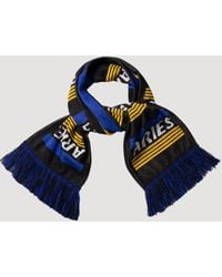 Aries Arsenal Bust Logo Scarf in White for Men | Lyst