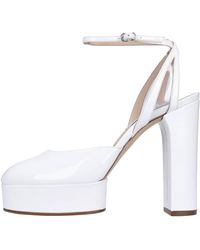 Casadei - Chaussures Avec Talon Blanc - Lyst