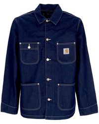 Carhartt - Og Chore Coat Jeans Jacket One Wash - Lyst