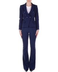 Elisabetta Franchi - Chaquetas Azules - Lyst