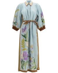 ALÉMAIS - Jurken Blauw - Lyst