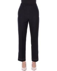 Max Mara - Blauwe Broek - Lyst