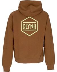 DOLLY NOIRE - Sudadera Con Capucha Para Hombre Con Logo En La Espalda Marron - Lyst