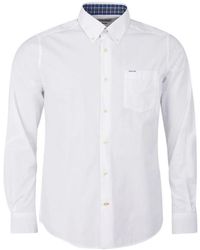 Barbour - Hemd Wh11 Weib Msh5168 - Lyst