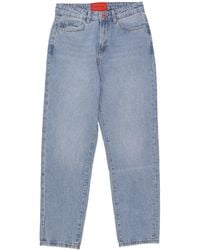 Vision Of Super - Jeans Printed Flames And Logo Jeans - Lyst
