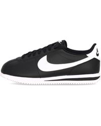 Nike - Cortez Herren-Halbschuh Schwarz/Weib - Lyst