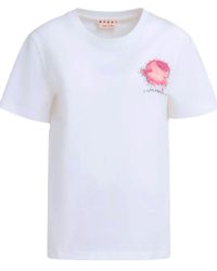 Marni - Weibes T-Shirt Und Poloshirt Von - Lyst