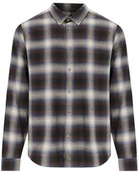 Woolrich - Madras Check Brown And Blue Shirt - Lyst