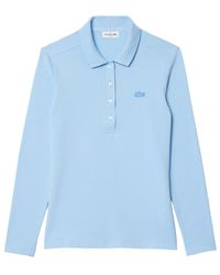 Lacoste - Camiseta Y Polo Azzurro - Lyst