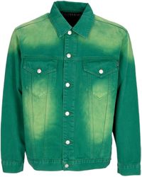 BBCICECREAM - Jas Jeans Garment Verfde Denim Jacket - Lyst