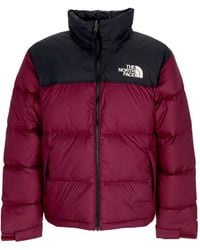 The North Face - Chaqueta De Plumas Para Hombre 1996 Retro Nuptse Boysenberry/Negro - Lyst