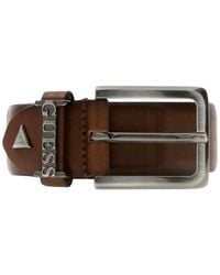 Guess - Verstellbarer Gurtel &Amp;Amp; Nicht Reversibel H35 Einstellbarer Brauner Mann Mit Metallschnalle - Lyst