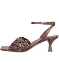 Casadei - Sandales Brunes - Lyst