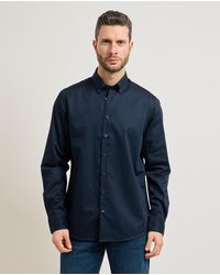 Bugatti - Blauwe Hemden - Lyst