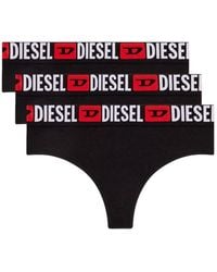 DIESEL - Ufst-Stars Thongs (Pack Of Three) - Lyst