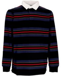 Carhartt - Long Sleeve Polo L/S Oregon Rugby Shirt Starco Stripe - Lyst