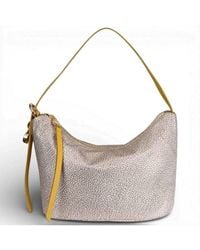 Borbonese - Secchiello S Bag. Sand/Saffron - Lyst