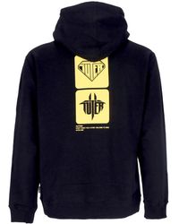 Iuter - Leichtes Herren-Kapuzenpullover Tab Hoodie Schwarz - Lyst