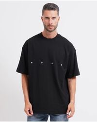 HUGO - T-Shirts En Polo Zwart - Lyst