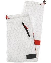 DOLLY NOIRE - Destiny Herren-Trainingshose, Anpassbare Hose, Weib/Rot/Schwarz - Lyst