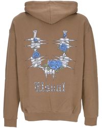USUAL - Sweat A Capuche Barrio Marron Sweat A Capuche Pour Hommes - Lyst
