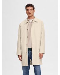 SELECTED - Jackets And Jackets 16091586 Slhdevon Layers Carcoat Oatmeal - Lyst