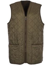 Barbour - Colcha Interior Polarquilt Waistcoat Zip Mli0002 Ol91 - Lyst