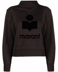 Isabel Marant - Sudadera Moby Con Logo Y Cuello Alto - Lyst