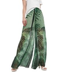 Guess - Pants Roxan Hose Mit Weitem Bein - Lyst