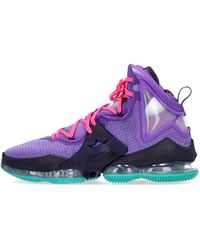 Nike - Lebron Xix Basketbalschoen Voor Wild Berry/Hyperroze/Grotpaars - Lyst