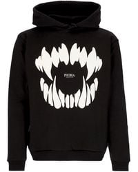 Phobia - Sudadera Con Capucha Ligera Para Hombre Sudadera Con Capucha Y Estampado De Boca Negro/Blanco - Lyst