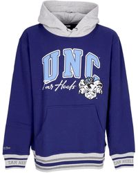 Mitchell &amp; Ness - Sudadera Con Capucha Para Hombre Ncaa Premium Vintage Logo Fleece Hoodie Unchee - Lyst
