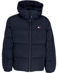 Tommy Hilfiger - Mannen Jas Vlag Terug Alaska Puffer Ext Donker Nacht Marine - Lyst