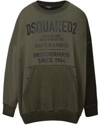 DSquared² - Overmaat Sweatshirt Met Logo - Lyst