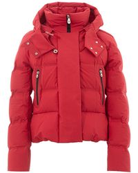 Peuterey - Red Quilted Jacket - Lyst