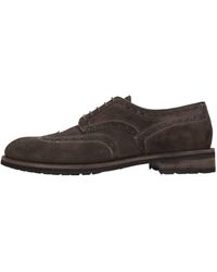 Santoni - Lage Schoenen Bruin - Lyst