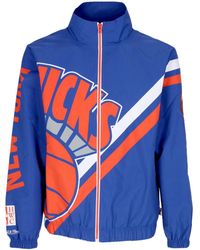 Mitchell &amp; Ness - Windbreaker Nba Exploded Logo Warm Up Jacket Hardwood Classics Neykni - Lyst
