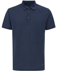 Corneliani - Polo Kurze Armel Blau Marine - Lyst
