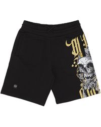 DOLLY NOIRE - Pantalones Cortos De Chandal Para Hombre Desert Skull Sweatshorts Negro - Lyst