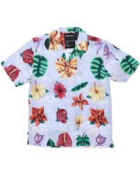The Hundreds - Chemise A Manches Courtes Blooming Tissee Pour Hommes Bleu Clair - Lyst