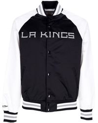 Mitchell &amp; Ness - Blouson Bomber Homme Nhl Primetime Lw Satin Jacket Loskin Noir - Lyst