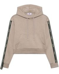 Gcds - Sweatshirt Logo Tape Scouba Hoodie - Lyst