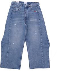 AMISH - Up Cycle Denim Jean Americain Pour Femme - Lyst