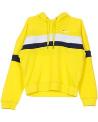 Fila - Hoodies & Sweatvesten ,Geel ,Capuchon - Lyst