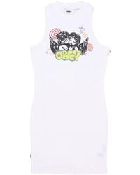 Obey - Kaisley Damesjurk/L Jurk Wit Multi - Lyst