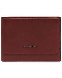 Piquadro - Portfolio S141R Leather With Document Door - Lyst